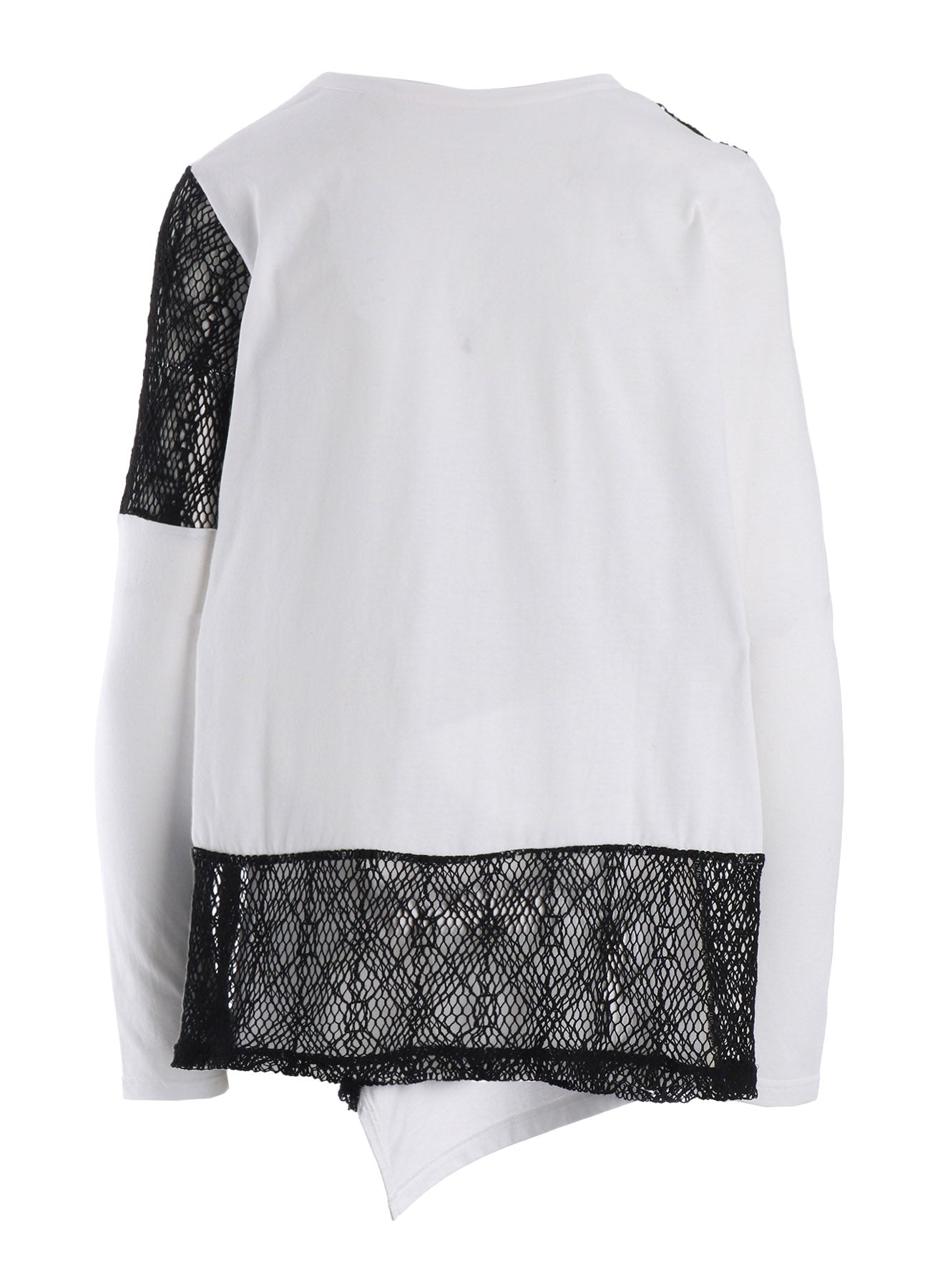 LACE COMBINATION LONG SLEEVE TEE