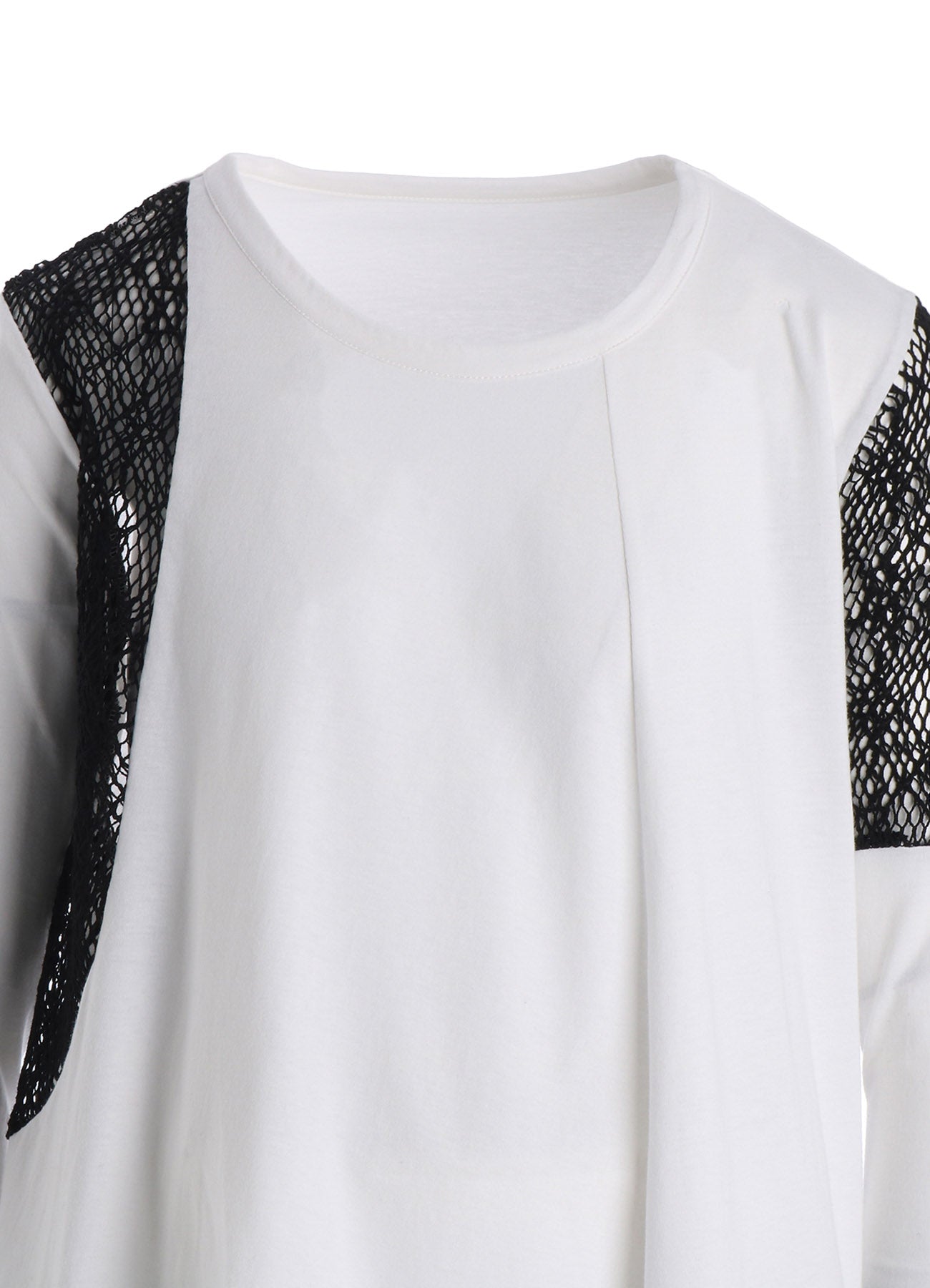 LACE COMBINATION LONG SLEEVE TEE