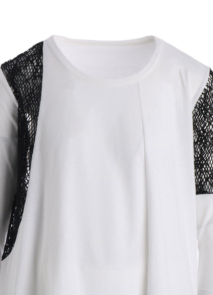 LACE COMBINATION LONG SLEEVE TEE