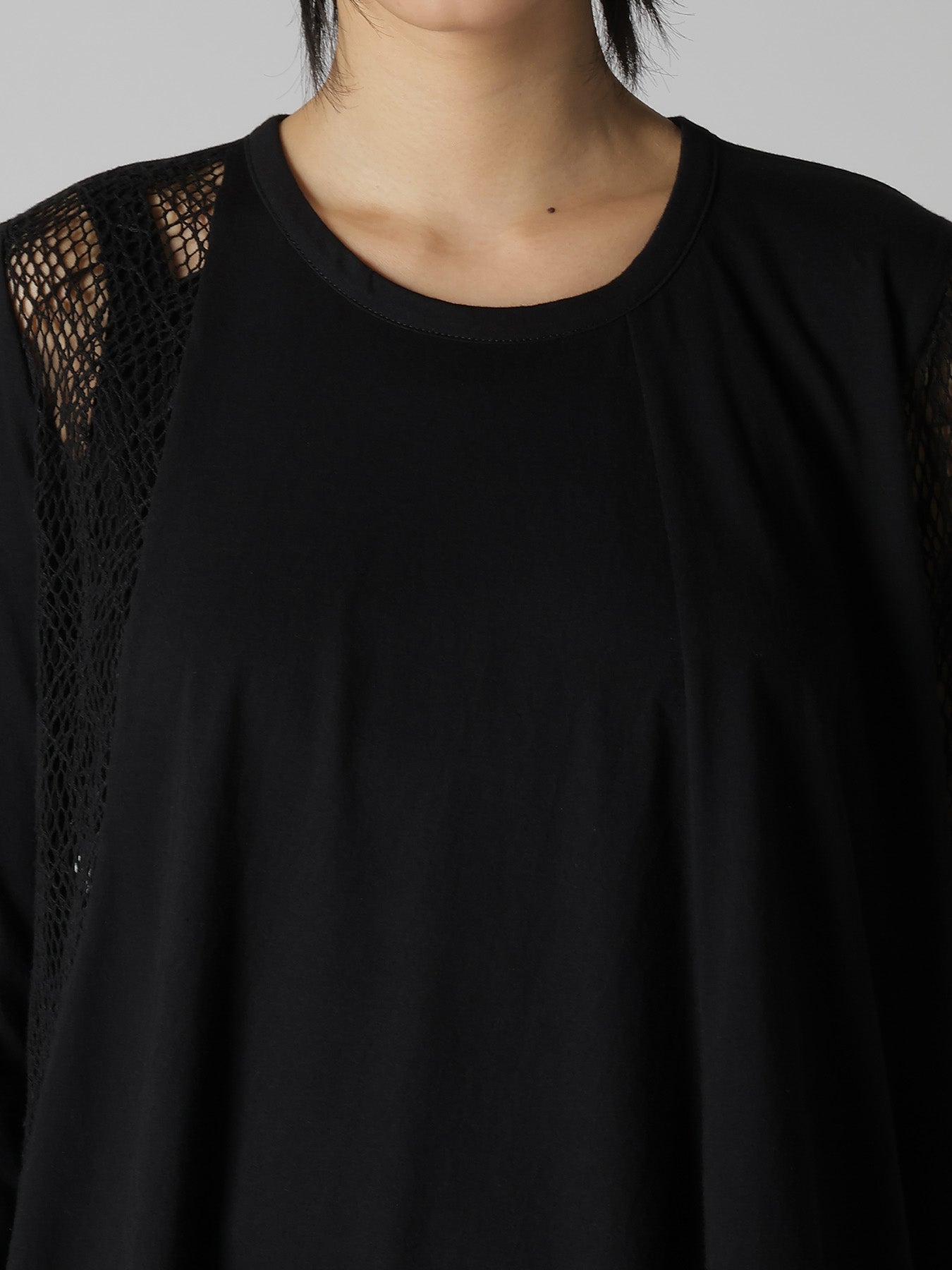 LACE COMBINATION LONG SLEEVE TEE