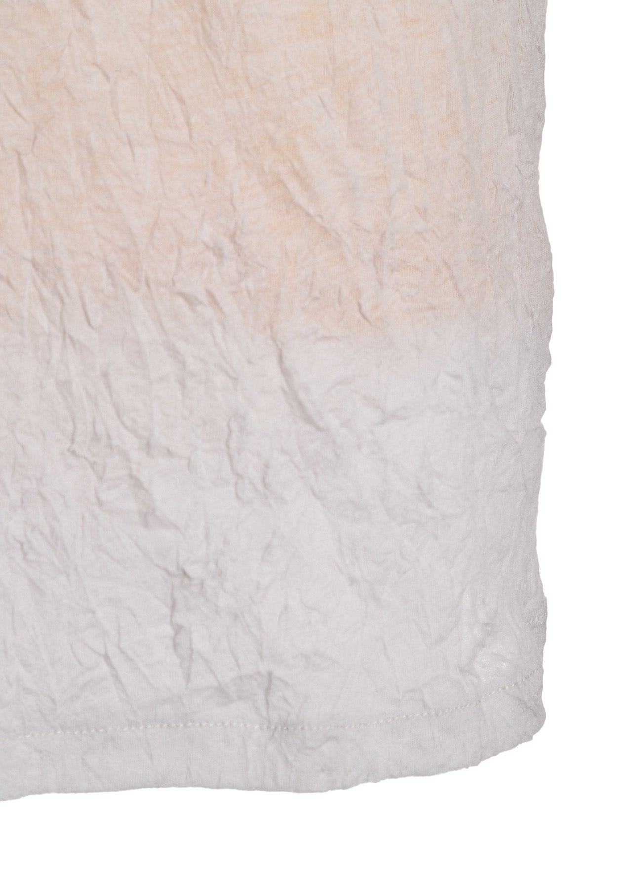 COTTON JERSEY DOUBLED SLEEVELESS TEE