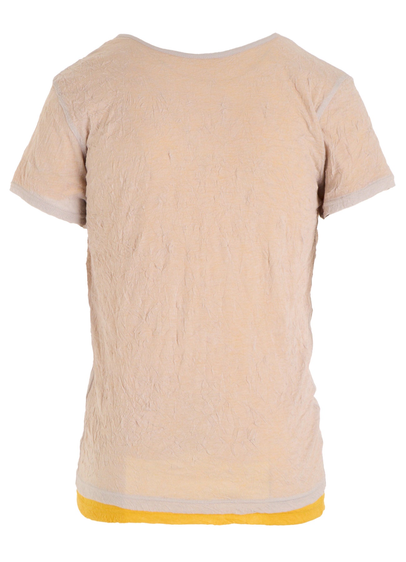 COTTON JERSEY DOUBLED SHORT SLEEVE TEE
