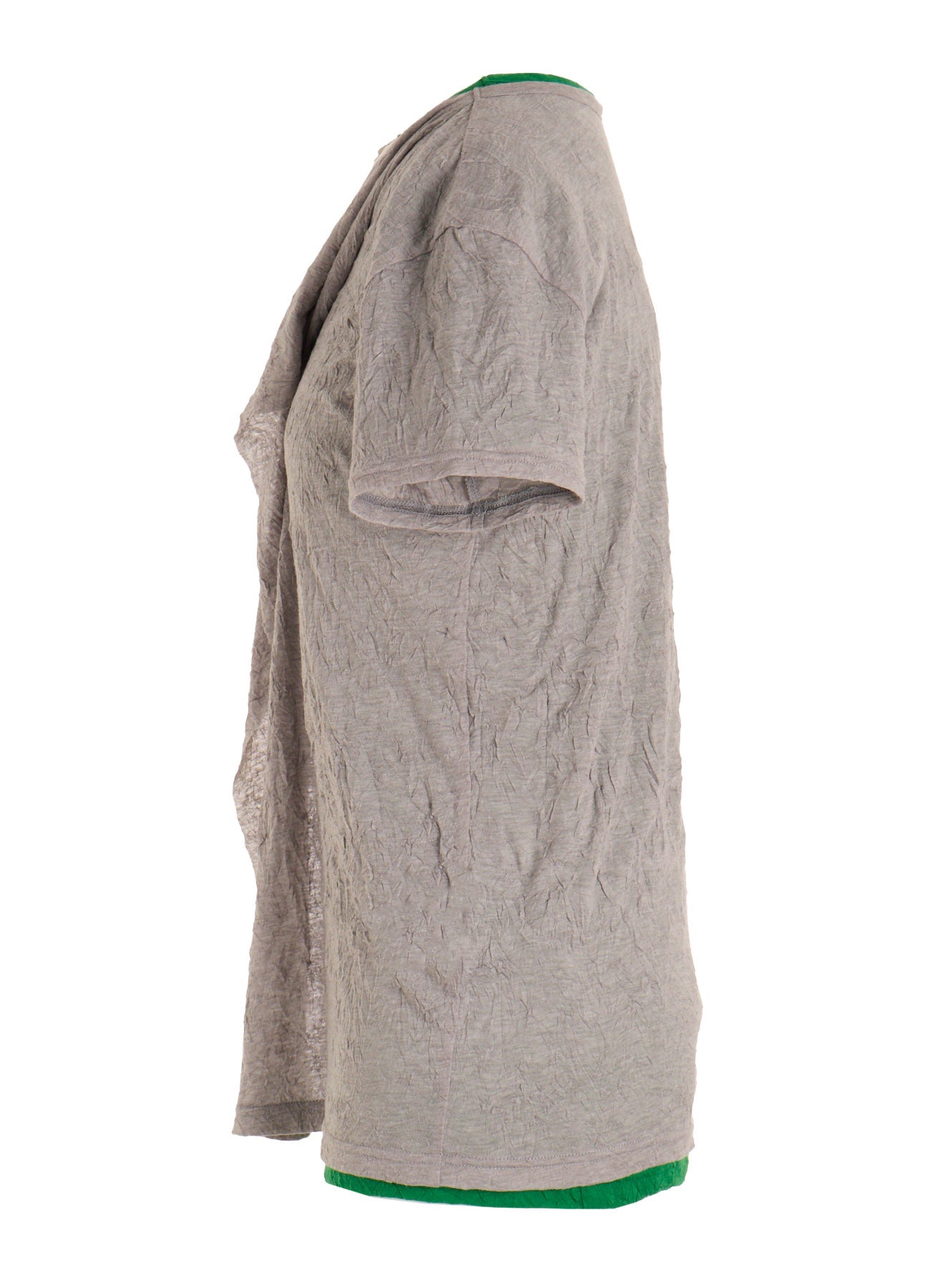 COTTON JERSEY DOUBLED SHORT SLEEVE TEE