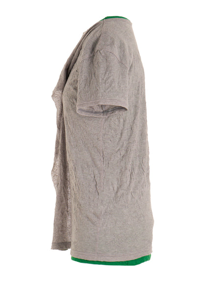 COTTON JERSEY DOUBLED SHORT SLEEVE TEE