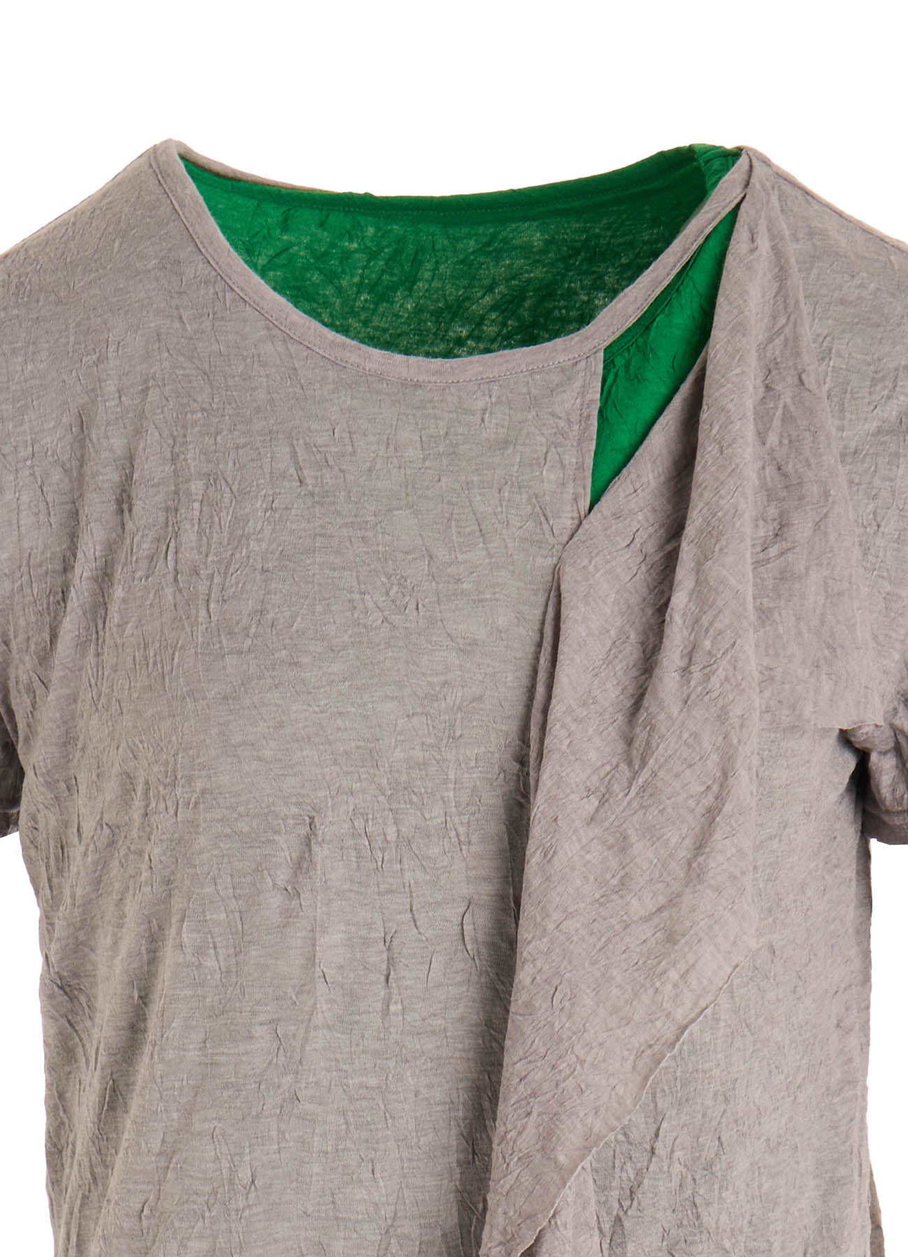 COTTON JERSEY DOUBLED SHORT SLEEVE TEE