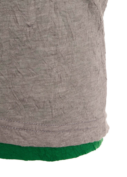 COTTON JERSEY DOUBLED SHORT SLEEVE TEE