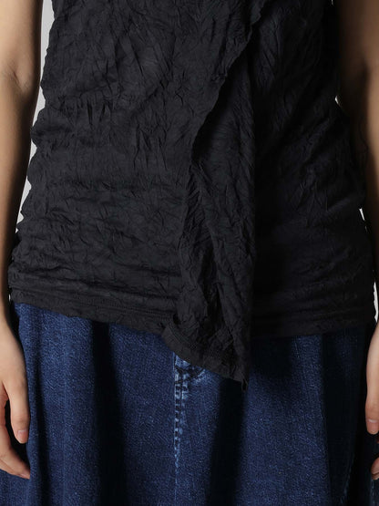 COTTON JERSEY DOUBLED SHORT SLEEVE TEE