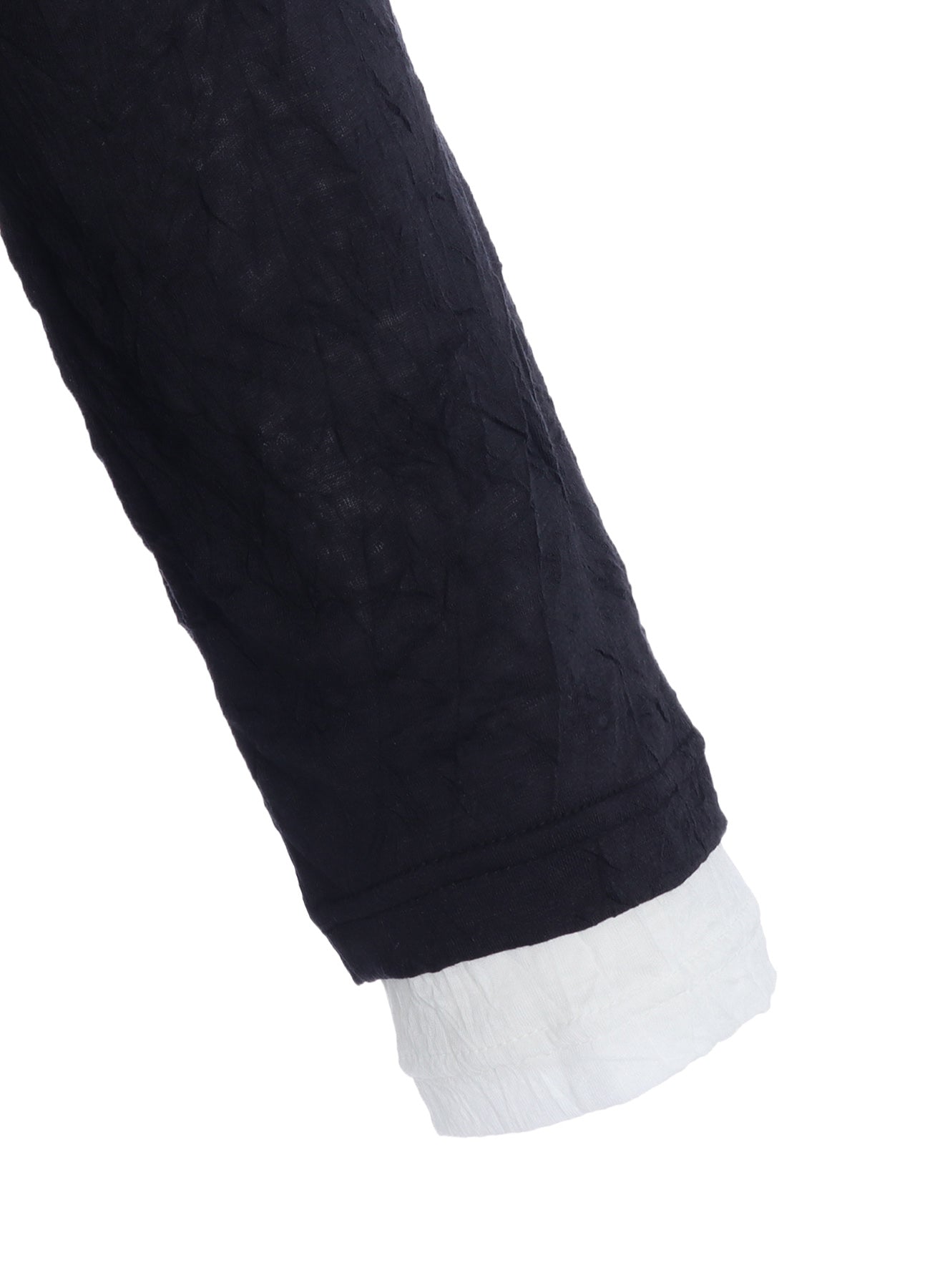 COTTON JERSEY DOUBLE LONG SLEEVE TEE