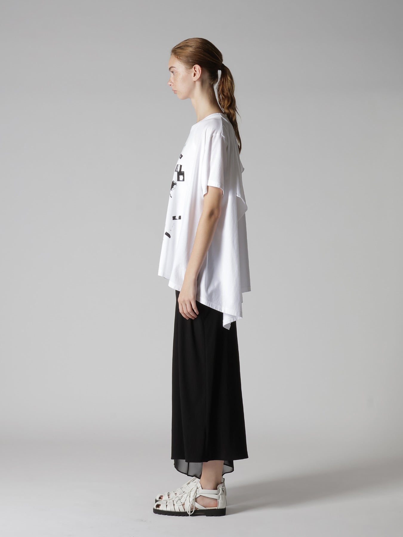 COTTON JERSEY MESSAGE PRINT SHORT SLEEVE TEE