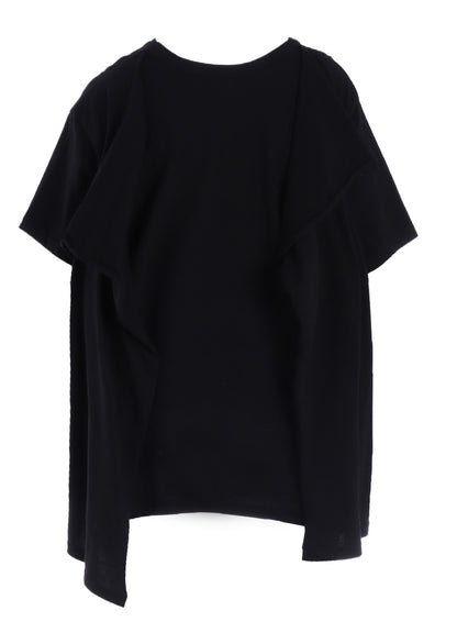 COTTON JERSEY MESSAGE PRINT SHORT SLEEVE TEE