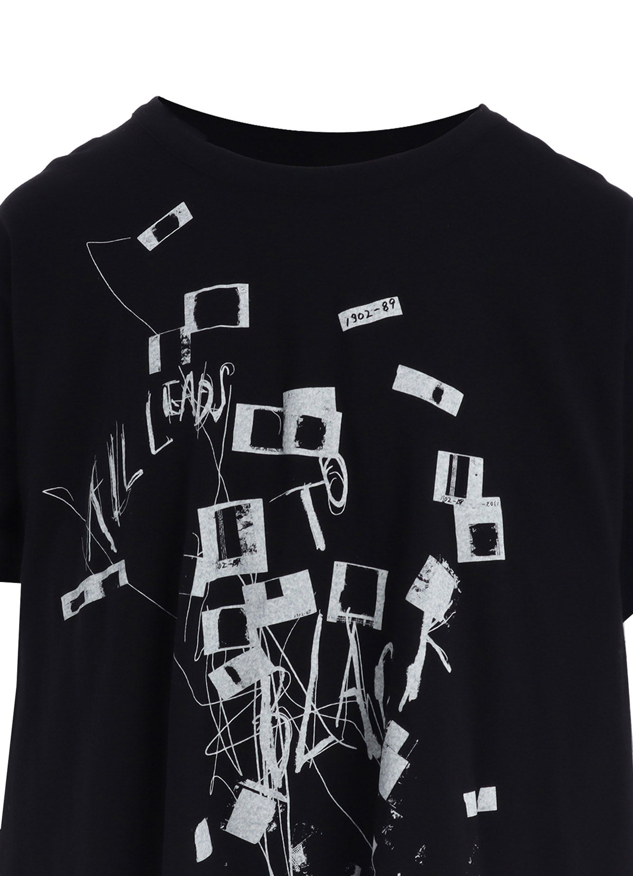 COTTON JERSEY MESSAGE PRINT SHORT SLEEVE TEE