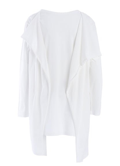 COTTON JERSEY MESSAGE PRINT LONG SLEEVE TEE