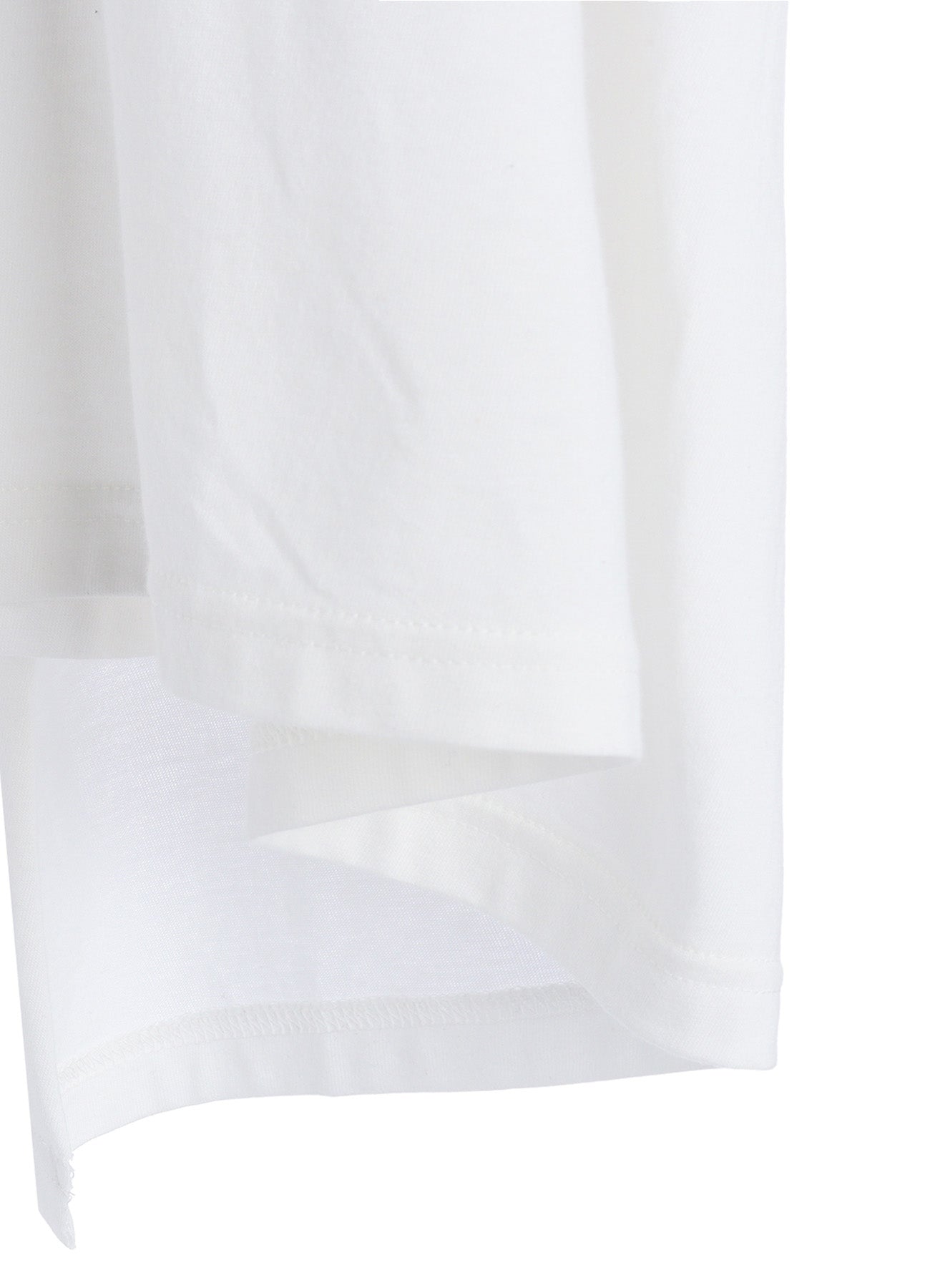 COTTON JERSEY MESSAGE PRINT LONG SLEEVE TEE