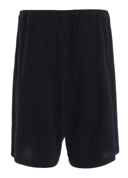 COTTON JERSEY EASY HALF PANTS