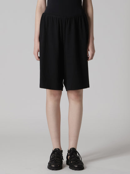 COTTON JERSEY EASY HALF PANTS