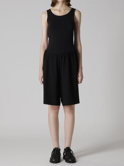 COTTON JERSEY EASY HALF PANTS