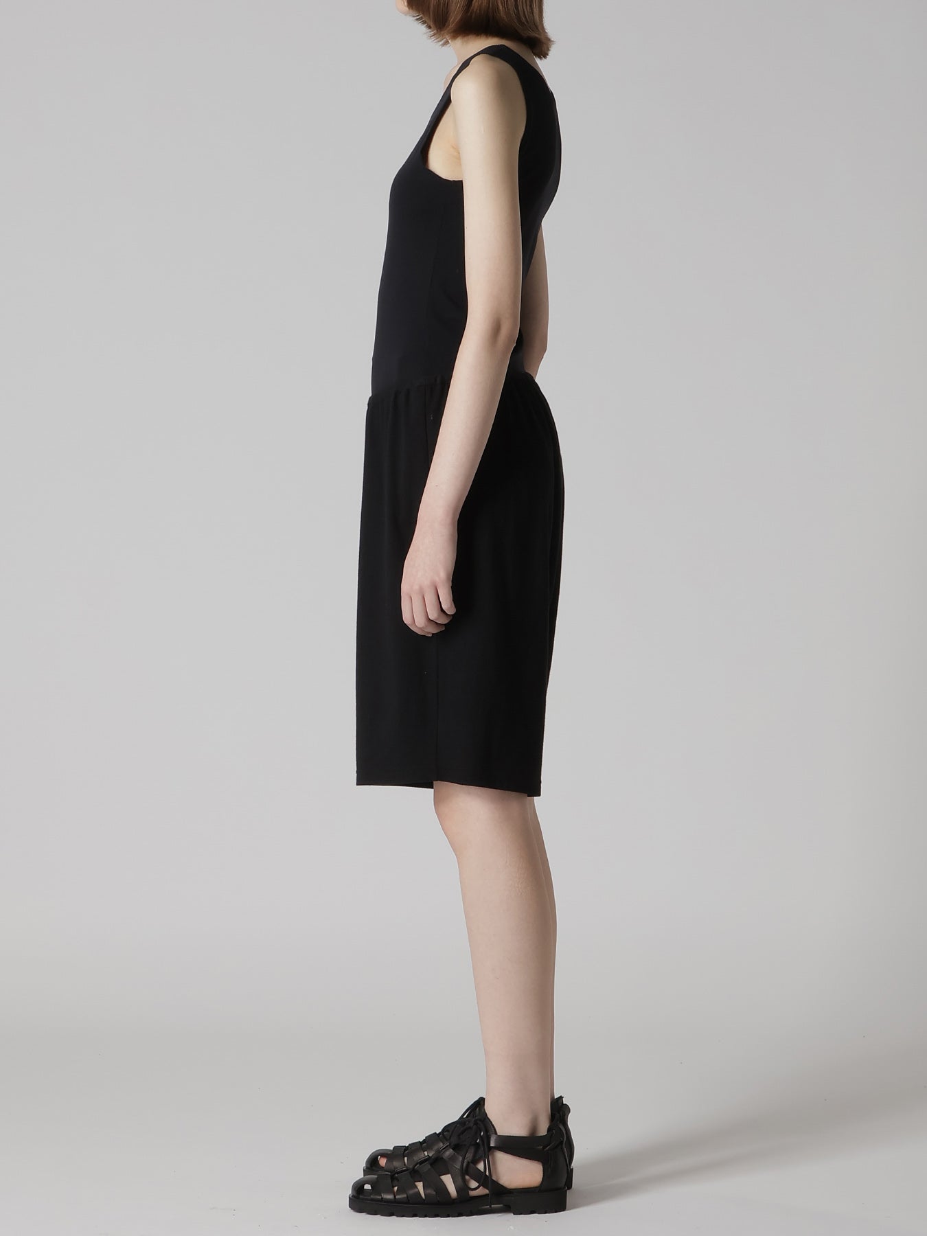 COTTON JERSEY EASY HALF PANTS