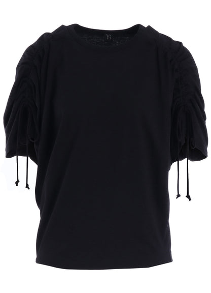 COTTON JERSEY 2-WAY STRING PULLOVER