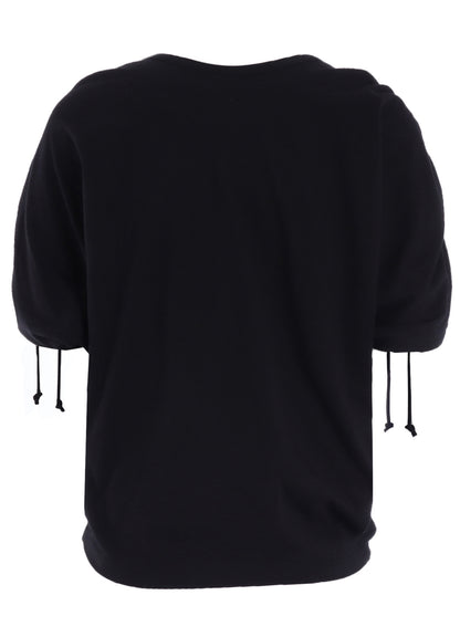 COTTON JERSEY 2-WAY STRING PULLOVER