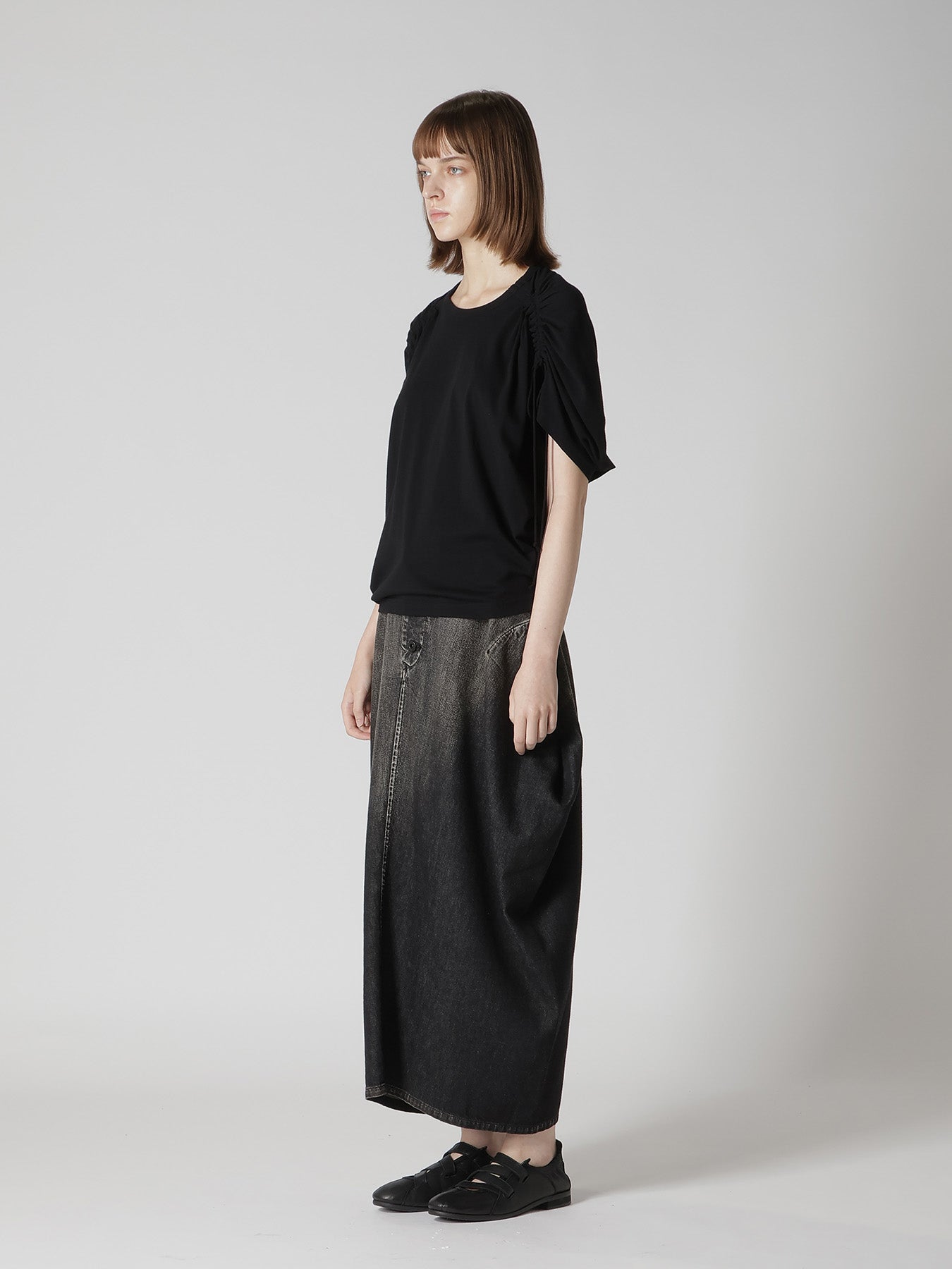 COTTON JERSEY 2-WAY STRING PULLOVER