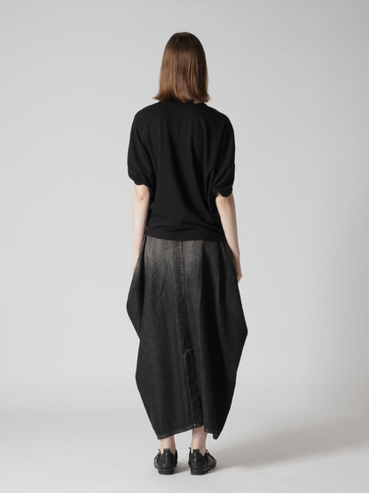 COTTON JERSEY 2-WAY STRING PULLOVER