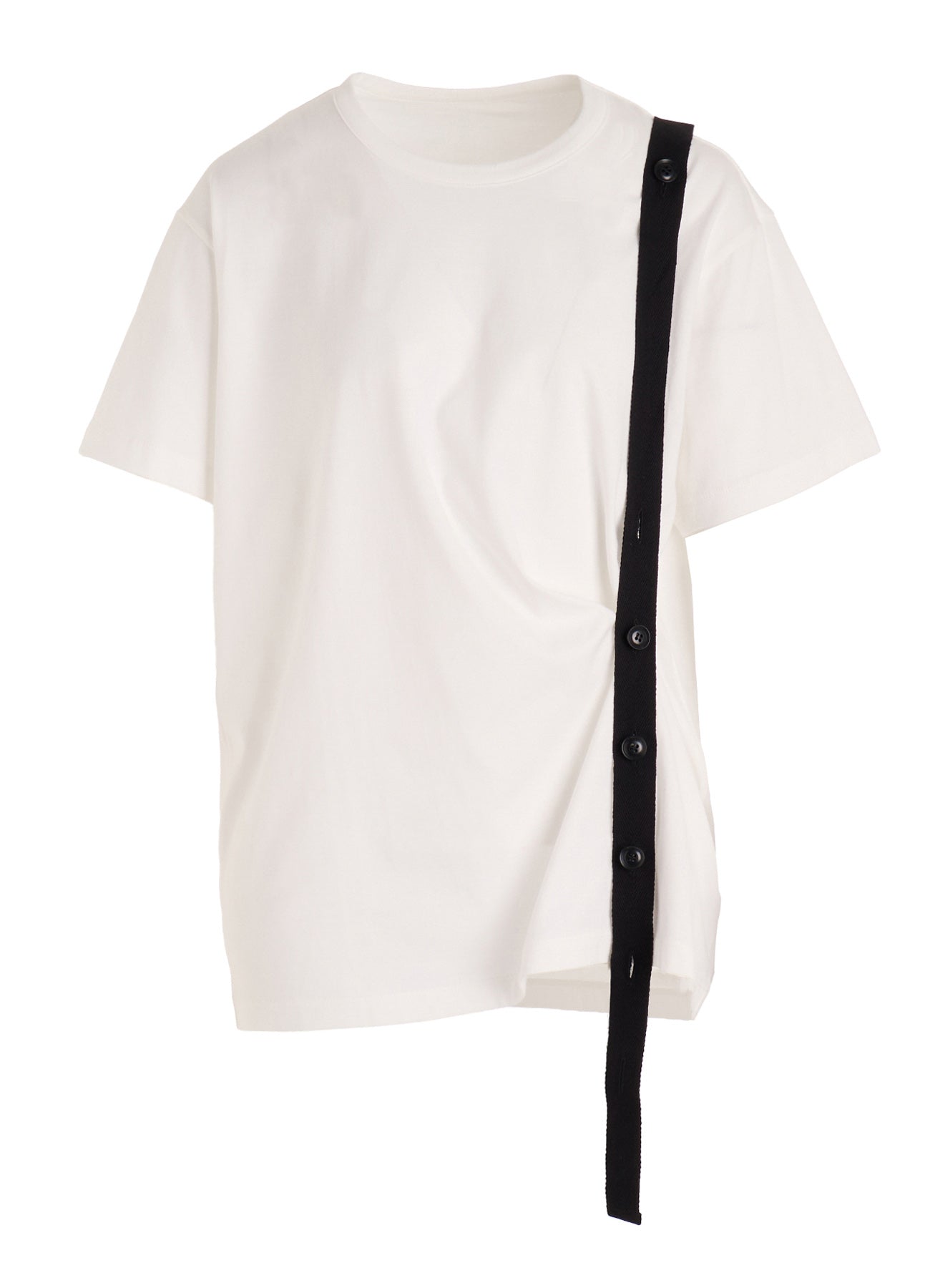 COTTON JERSEY BELTED HALF SLEEVE TEE – THE SHOP YOHJI YAMAMOTO