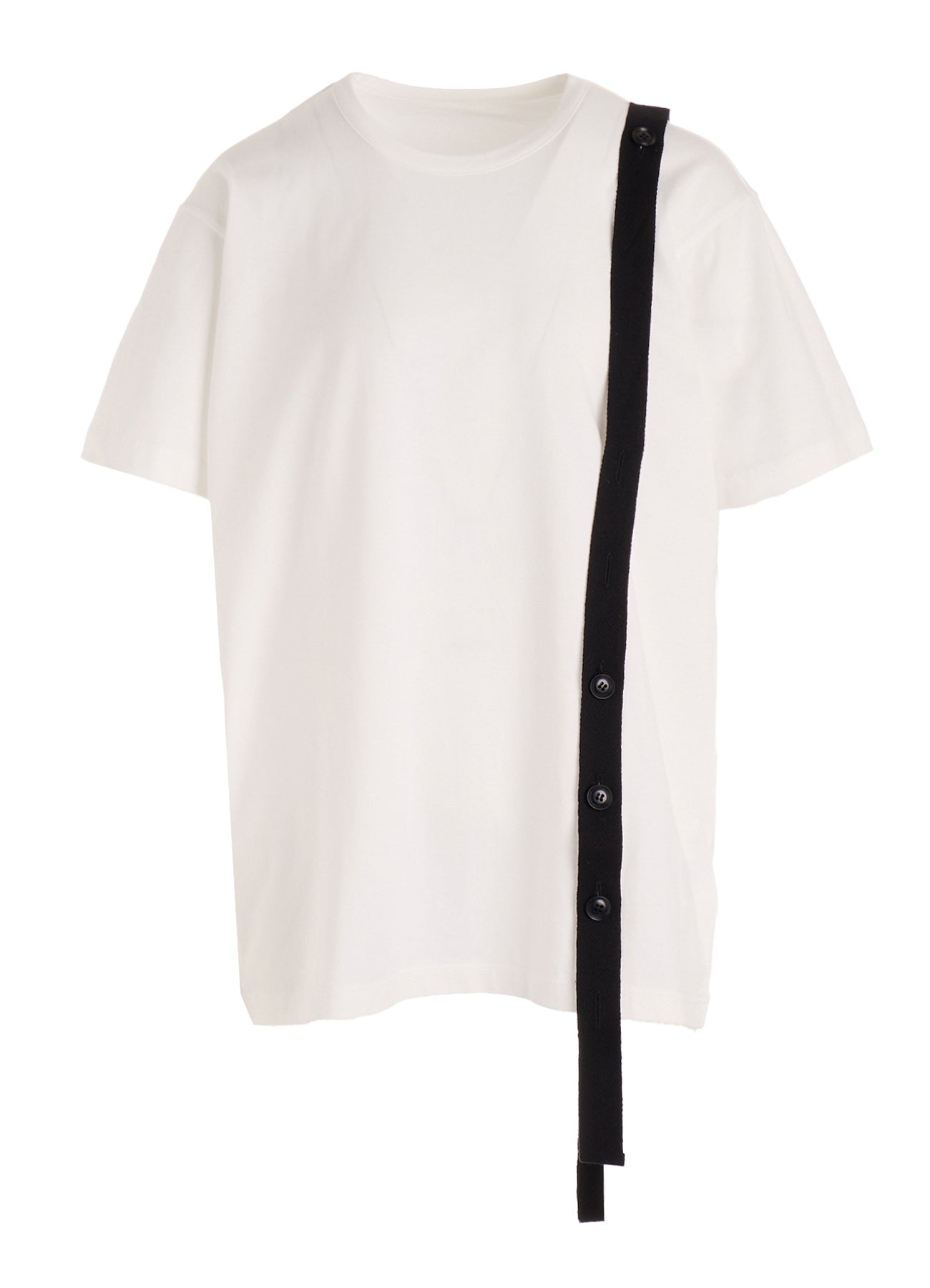 COTTON JERSEY BELTED HALF SLEEVE TEE – THE SHOP YOHJI YAMAMOTO