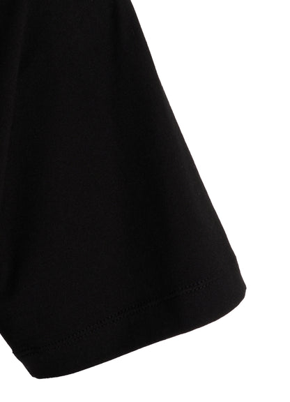 COTTON JERSEY BELTED HALF SLEEVE TEE