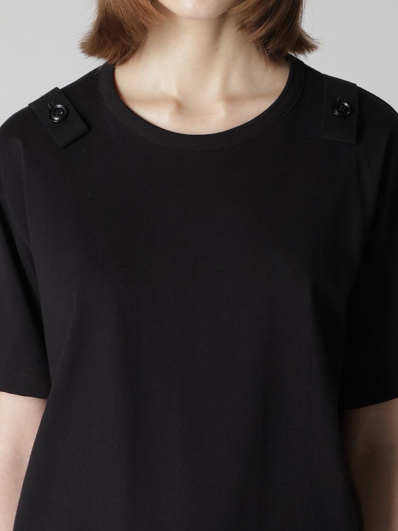 COTTON JERSEY SUSPENDERS HALF SLEEVE TEE