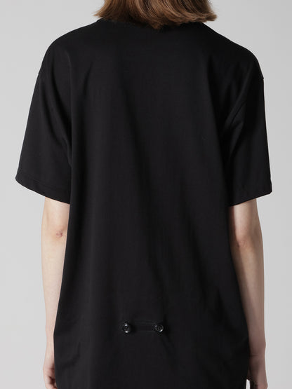 COTTON JERSEY SUSPENDERS HALF SLEEVE TEE