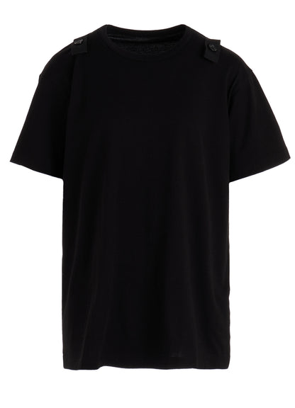 COTTON JERSEY SUSPENDERS HALF SLEEVE TEE