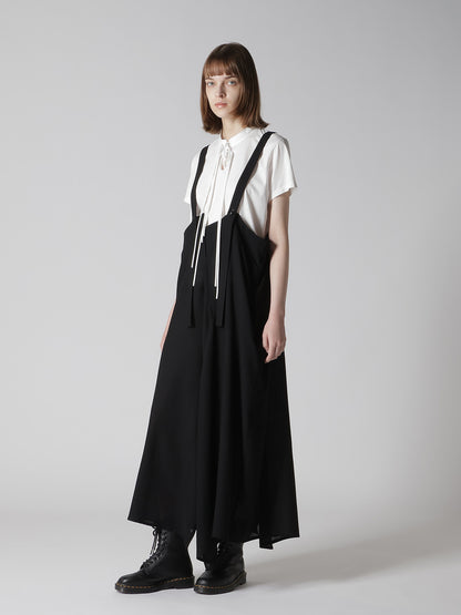 COTTON JERSEY SHAKA BUTTON SHORT SLEEVE TEE