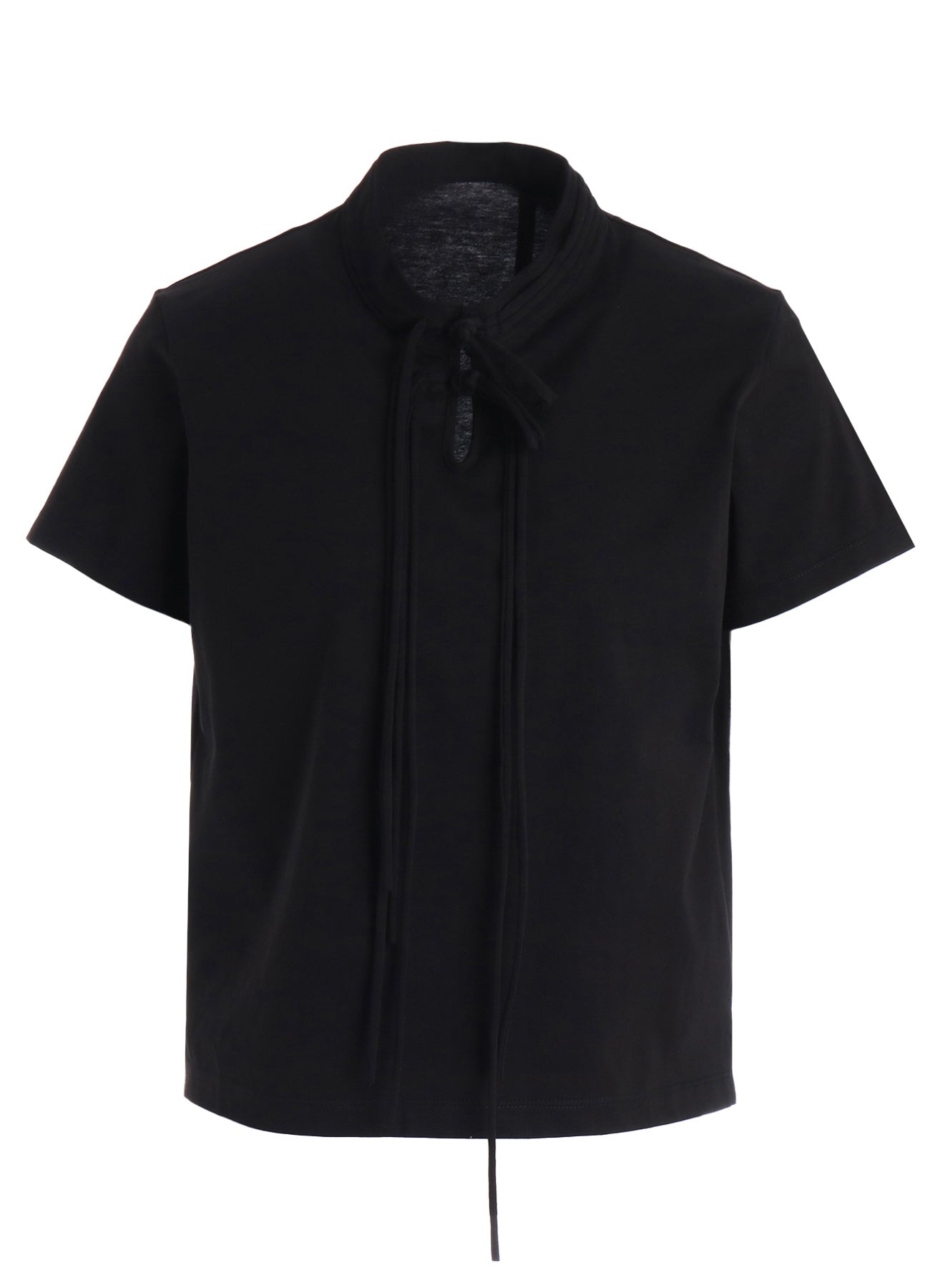 COTTON JERSEY SHAKA BUTTON SHORT SLEEVE TEE