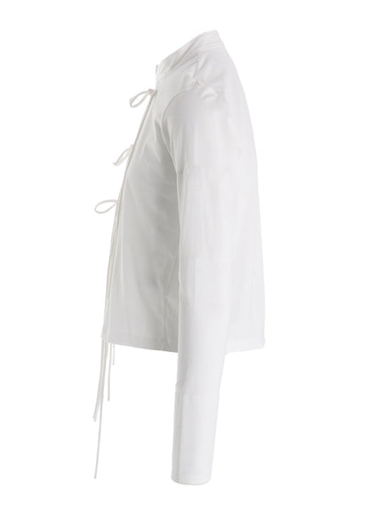 COTTON JERSEY SHAKA BUTTON CARDIGAN