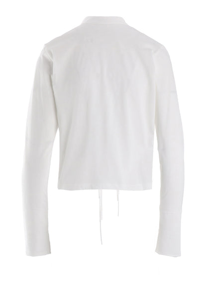 COTTON JERSEY SHAKA BUTTON CARDIGAN