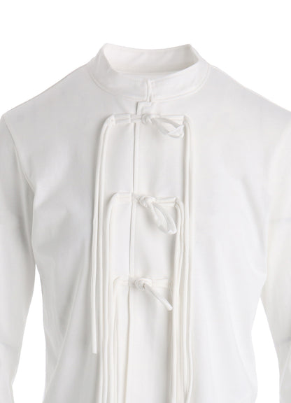 COTTON JERSEY SHAKA BUTTON CARDIGAN