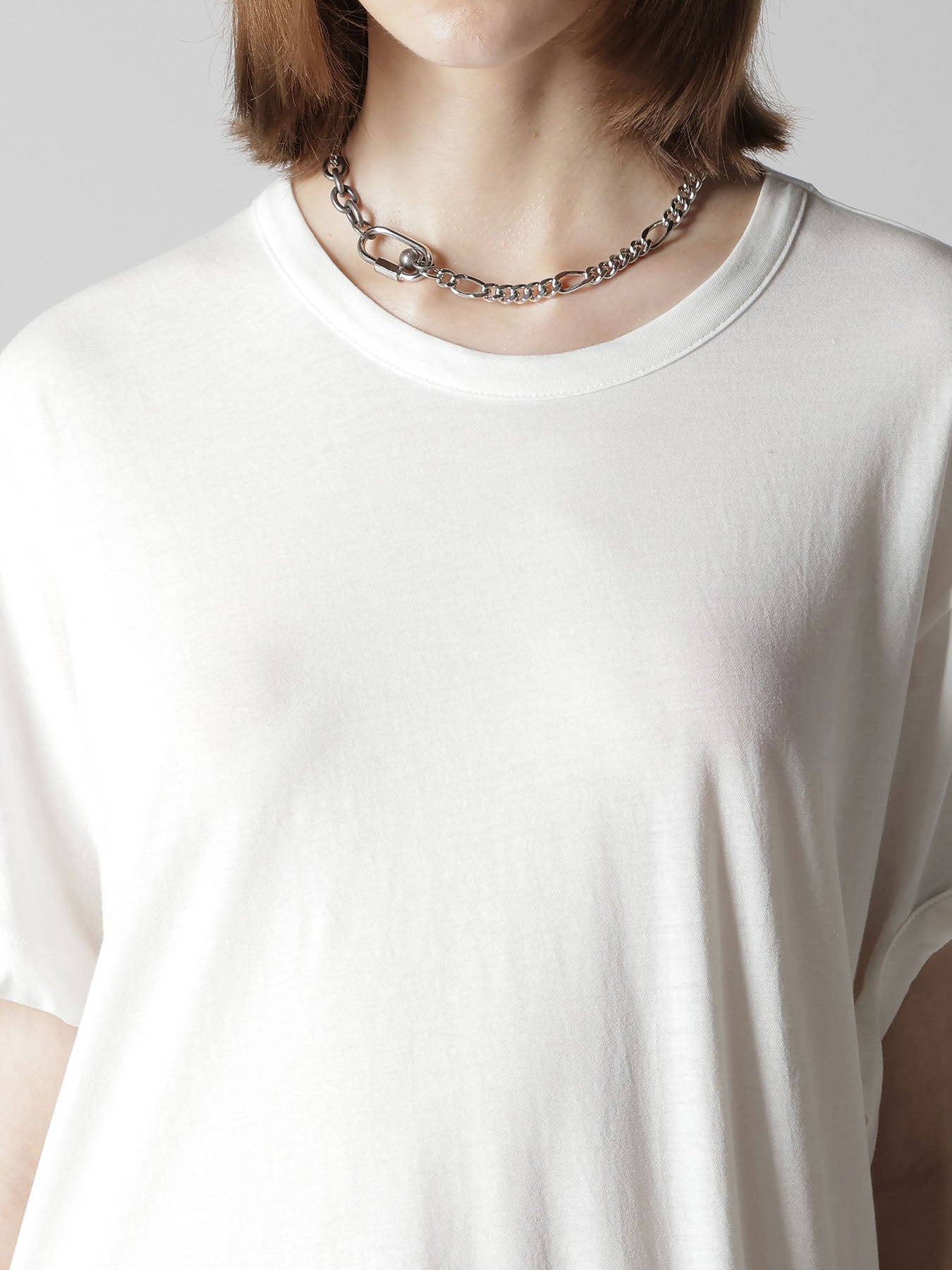 HARD-TWISTED JERSEY HOLLOW TEE A