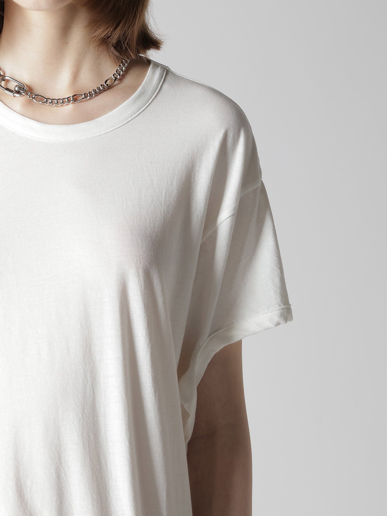 HARD-TWISTED JERSEY HOLLOW TEE A