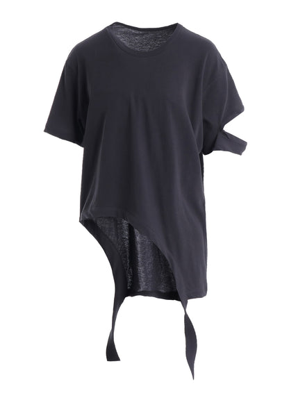 HARD-TWISTED JERSEY HOLLOW TEE A