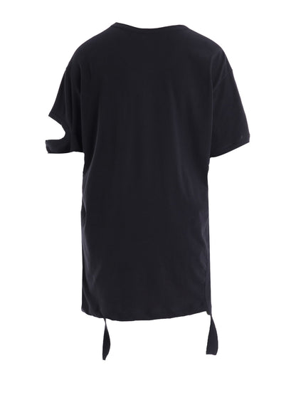 HARD-TWISTED JERSEY HOLLOW TEE A