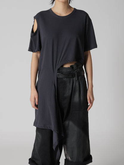 HARD-TWISTED JERSEY HOLLOW TEE B