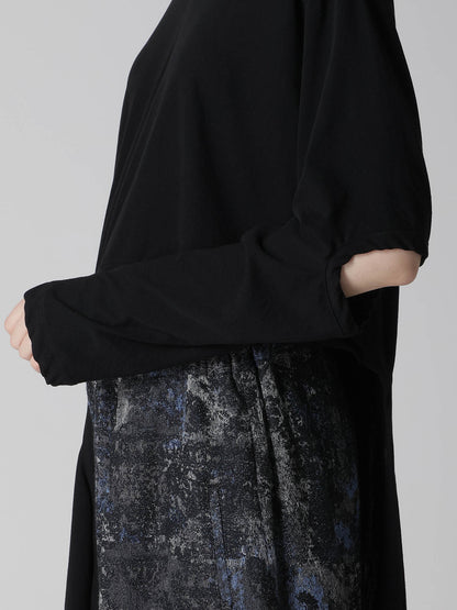 HARD-TWISTED JERSEY HOLLOW LONG SLEEVE TEE