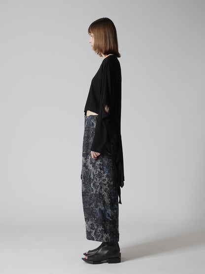 HARD-TWISTED JERSEY HOLLOW LONG SLEEVE TEE