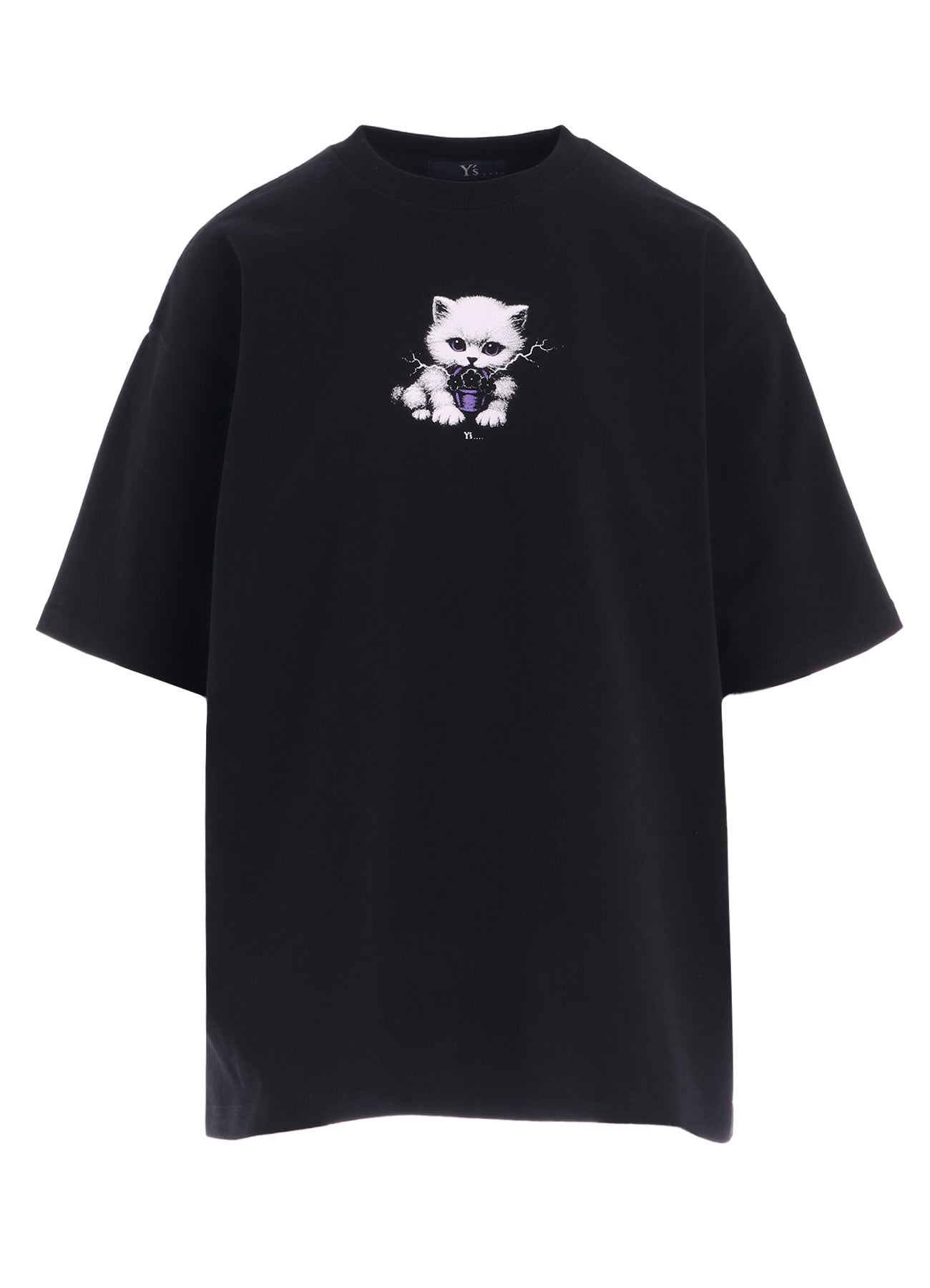 9.1OZ JERSEY CAT PRINT TEE – THE SHOP YOHJI YAMAMOTO