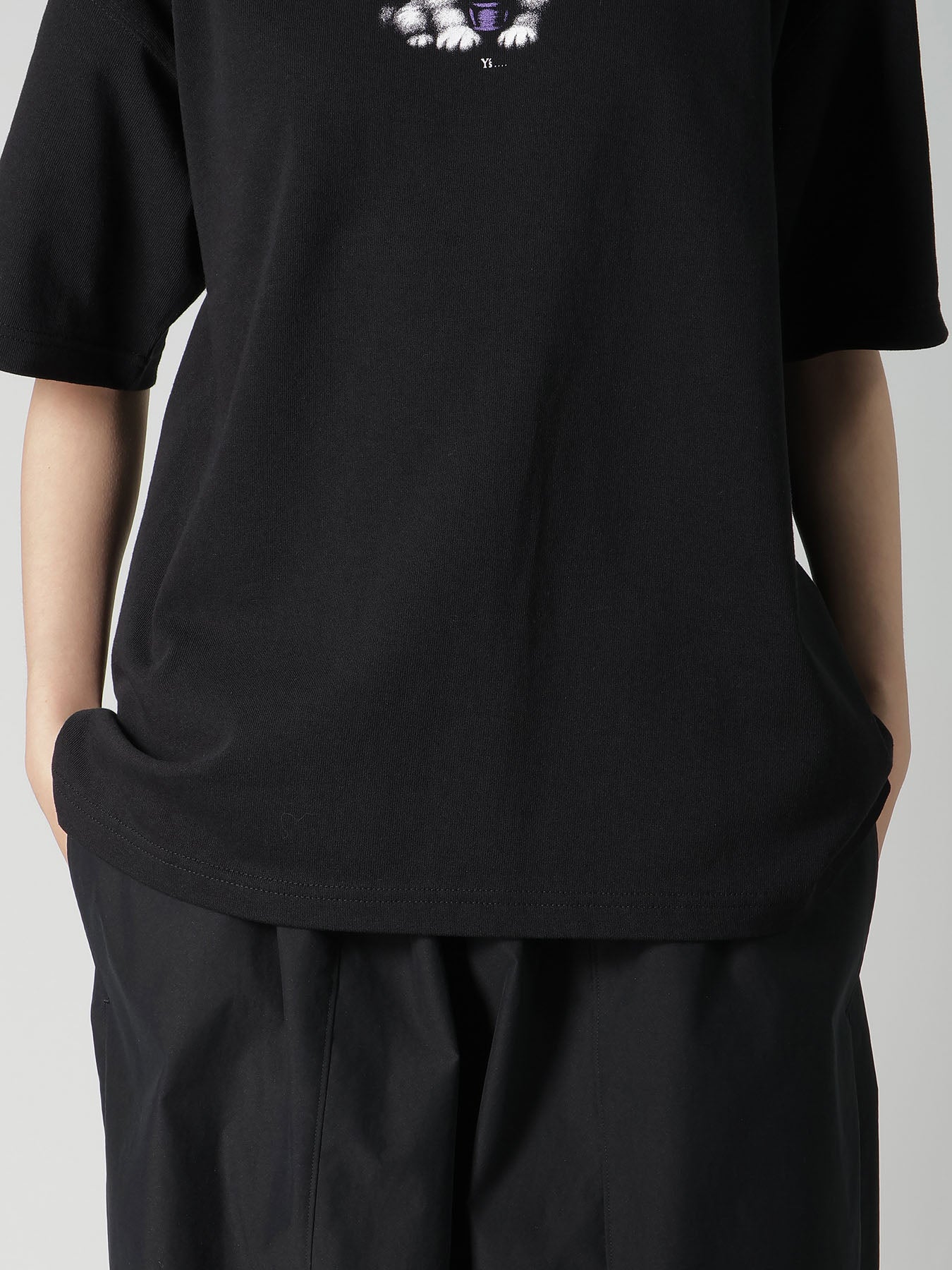 9.1OZ JERSEY CAT PRINT TEE – THE SHOP YOHJI YAMAMOTO