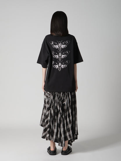 9.1OZ MOTH PRINT T