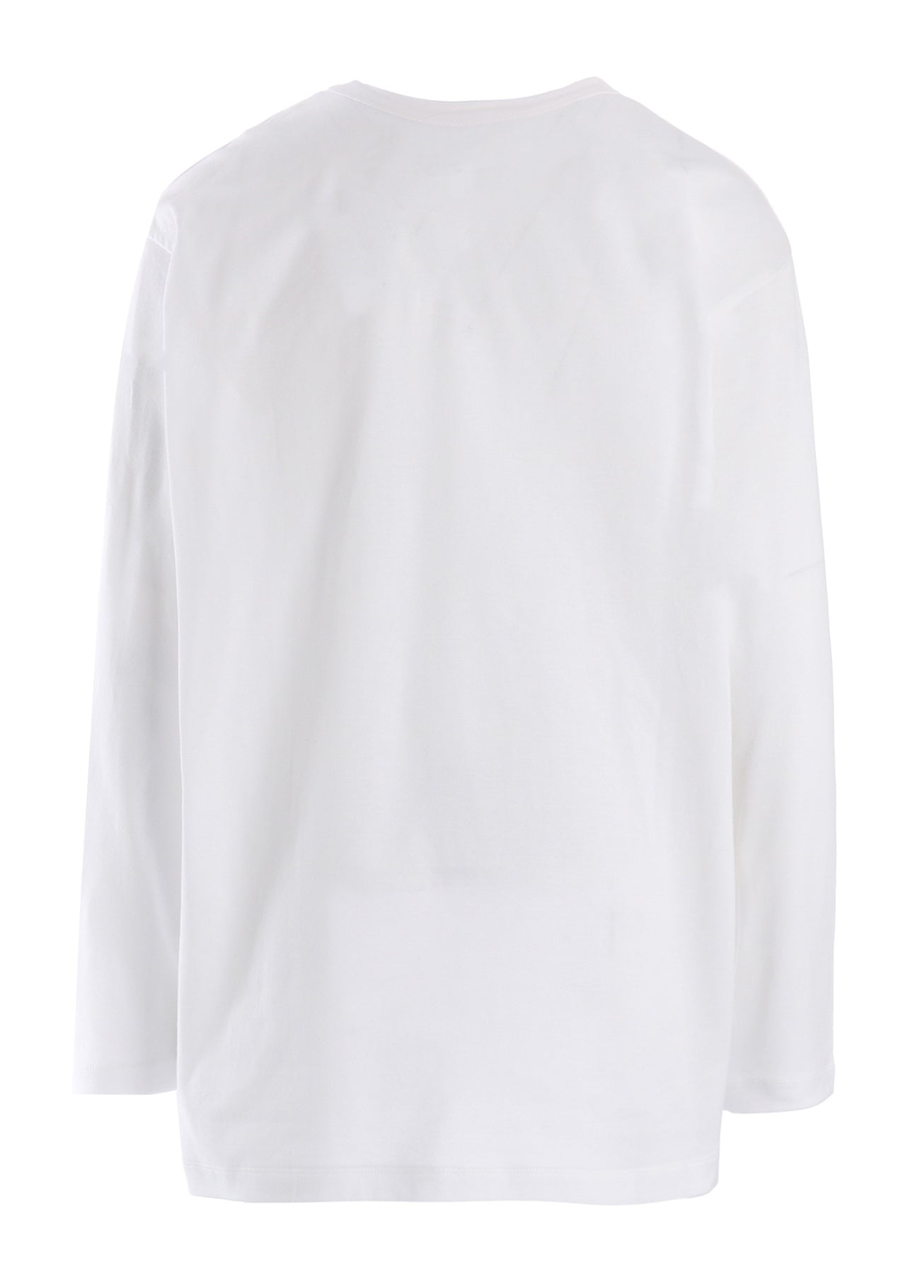 COTTON JERSEY PLAID PRINT LONG SLEEVE BIG TEE