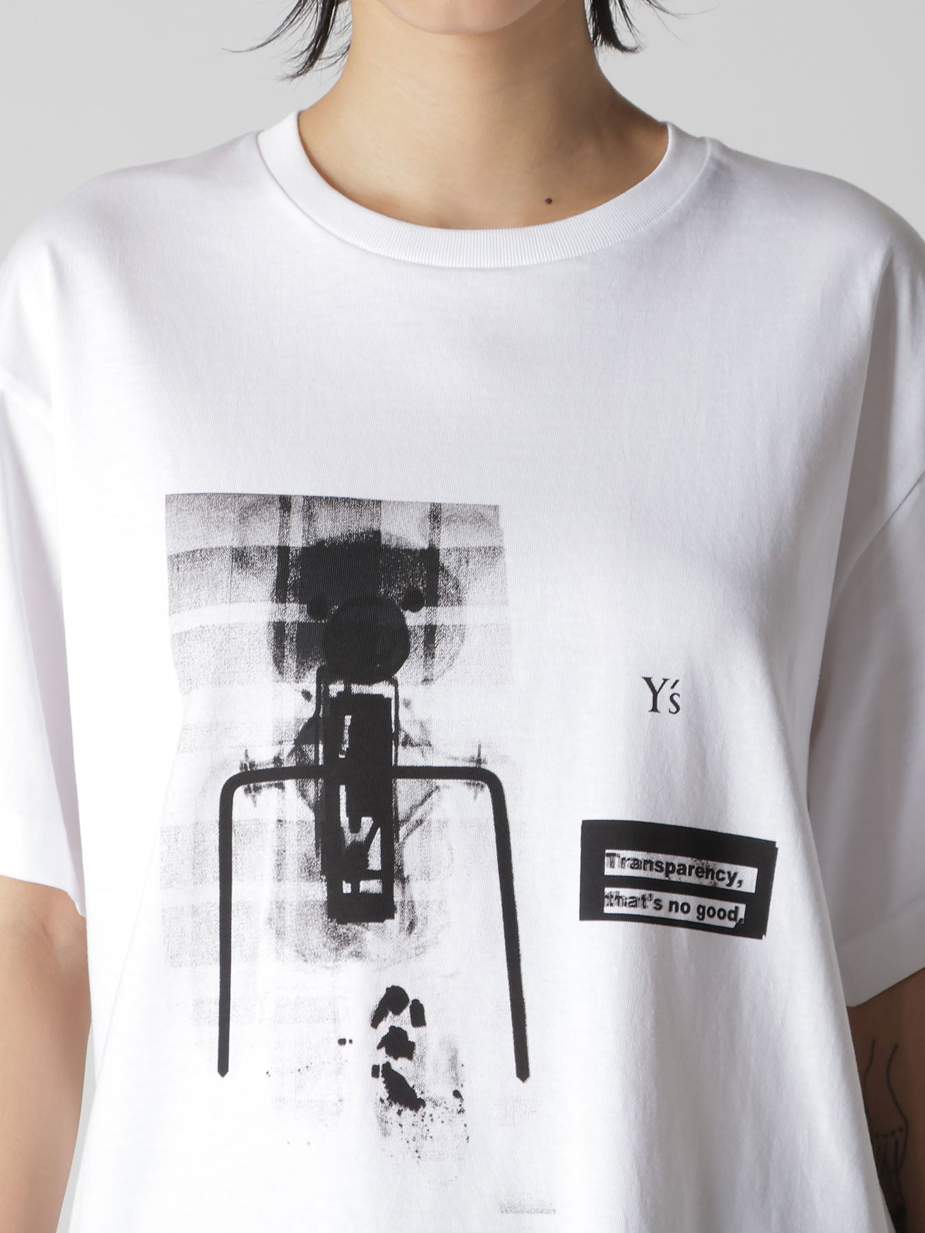 6.5OZ JERSEY BEAR GRAPHIC PRINT TEE – THE SHOP YOHJI YAMAMOTO 6.5OZ JERSEY BEAR GRAPHIC PRINT TEE – THE SHOP YOHJI YAMAMOTO