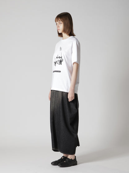 COTTON JERSEY TIGER PRINT TEE