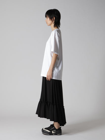 COTTON JERSEY DOG PIGMENT PRINT TEE